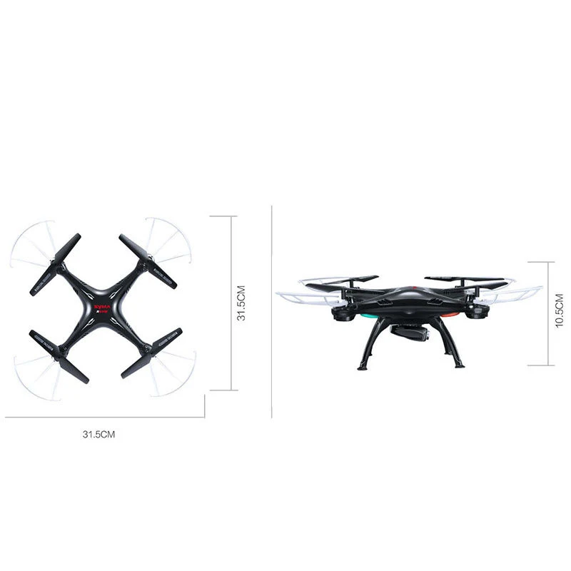SYMA X5SW 2,4G 6-осевой Дрон Квадрокоптер с дистанционным управлением с HD Камера «Безголовый» режим в режиме реального времени передача видео и фотографий р/у вертолет Квадрокоптер игрушки
