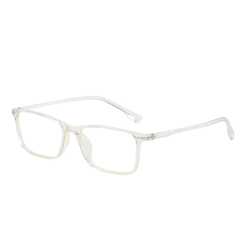 YOOSKE оптические винтажные TR90 очки для близорукости большой выбор диапазон законченный для мужчин и женщин очки для чтения классический дизайн-0,5-100-6,0 - Цвет оправы: Прозрачный