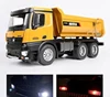 1:14 10CH Remote Control Dump Truck 10KG Heavy Load 120M Control 45Mins Endurance Simulation Light Alloy Material Children's Toy 5