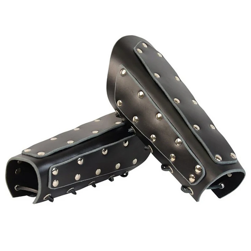 Средневековый Gauntlet мужской старинный браслет Bracer Панк Крест бандаж на руку