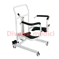 New Product Handicapped Electric Patient Transfer Lift Commode Toilet  Chair Power Wheelcahair 1