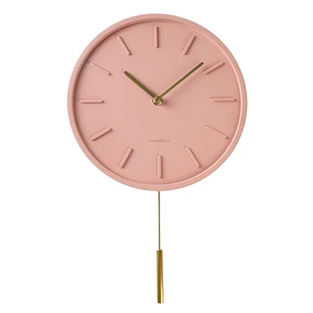 

Creative Pendulum Wall Clock Luxury Minimalistic Metal Living Room Kitchen Wall Clock Reloj Pared Home Decoration AA50WC