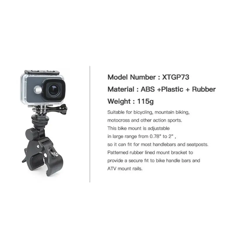 Велосипедная ручка зажим Крепление камеры ж/Штатив Адаптер для GoPro Hero 7 5 6 4