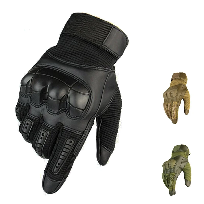 

Tactical Gloves Armed Mittens Rubber Knuckle Combat Hunting Paintball Protective Gloves Full Finger Touch Screen Gloves