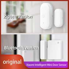Xiaomi Mijia Aqara Zigbee fonksiyonu akıllı Mini kapı pencere sensörü akıllı ev otomatik kontrol kablosuz anahtarı orijinal