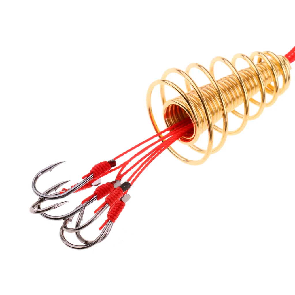 Carp Fishing Hooks Steel Explosion Hook Feeder Hook Feeder Cage Fishhook Great for Storage Lures and Fishing Beads