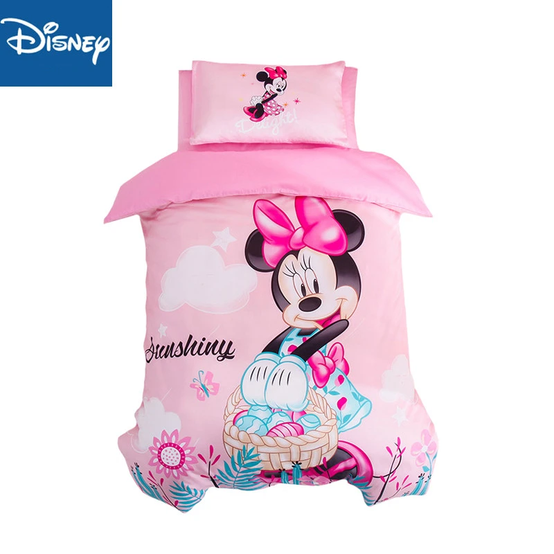 Minnie Mouse Bedding Sets For Girls Comforter Filler Baby Bed Spreads 3 4pcs Children Home Decoration Free Shipping Cartoon New Bedding Sets Aliexpress