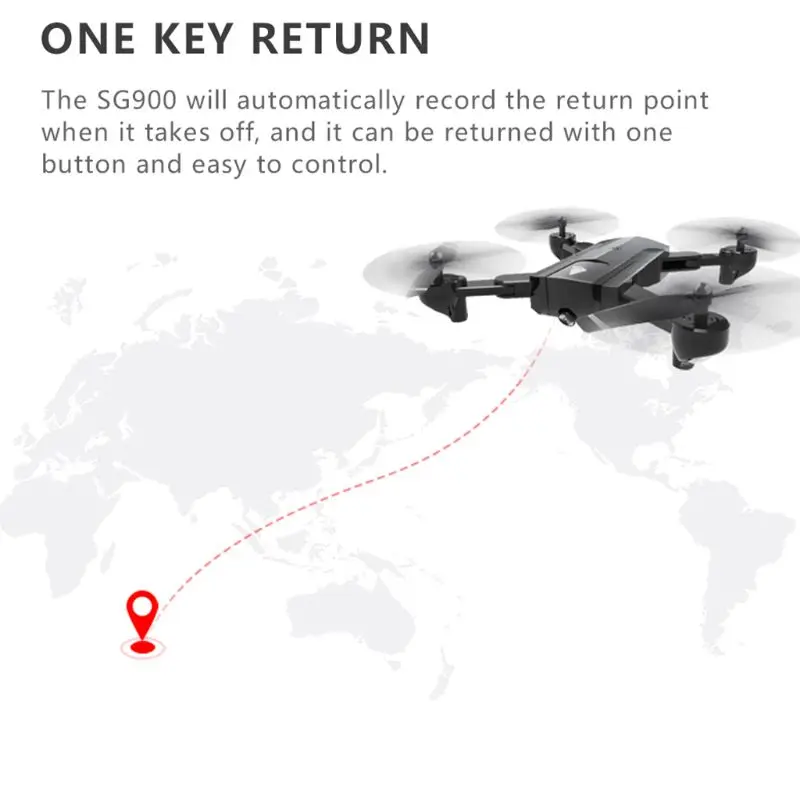 SG900 gps Дрон с камерой HD 720P без камеры FPV Wifi RC дроны авто возврат Квадрокоптер вертолет K4UE
