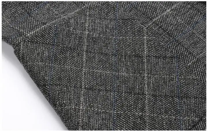 Новое поступление, мужские трендовые Брендовые костюмы, мужские приталенные деловые повседневные клетчатые блейзеры, высокое качество, мужская верхняя одежда, пальто, костюм Homme, блейзер