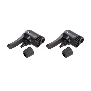 

2PCS/SET Bicycle Bike Cycle Tyre Tube Replacement Presta Dual Head Air Pump Adapter Valve Cycling Accessories