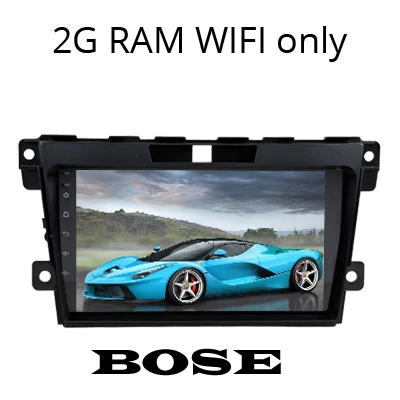 SINOSMART поддержка системы BOSE/4G sim-карта DSP автомобильный аудио gps навигационный плеер для Mazda CX-7 CX7 2007 2008- 2.5D ips/QLED - Цвет: CX-7 2G BOSE