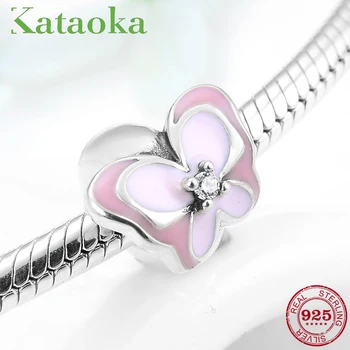 

Hot Sale 100% 925 Sterling Silver Spacer Stopper Charm Beads Romantic butterfly Fit Original Pandora Bracelets Bangles Jewelry