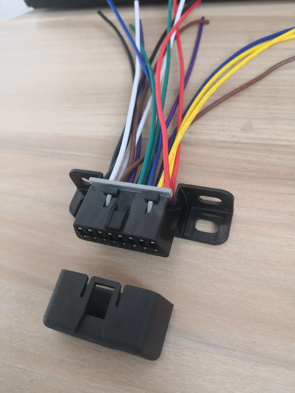 16 Pin 16 Way OBD2 гнездовой угловой разъем панель OBD 2 розетки obd ii адаптер диагностический инструмент ODB с кабелем косичка крышка оболочки