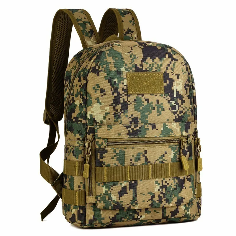 Детский уличный 10л мини-Рюкзак Molle для кемпинга, тактический рюкзак для детей, походов, походов, нейлоновый водонепроницаемый рюкзак для альпинизма - Цвет: jungle