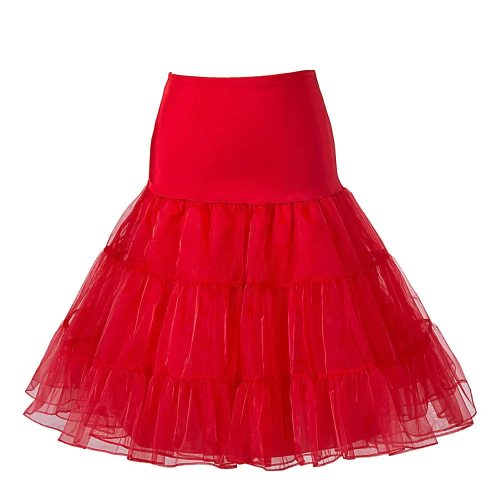 Летнее платье с цветочной вышивкой, модное женское платье с круглым вырезом и длинным рукавом, прозрачное Сетчатое мини-платье для вечеринок, повседневные платья - Цвет: petticoat red