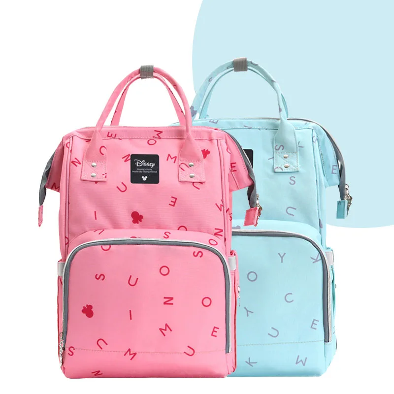 Disney новая сумка для подгузников рюкзак большой емкости водонепроницаемый Набор сумок для подгузников Мумия дорожный рюкзак для беременных кормящих сумки
