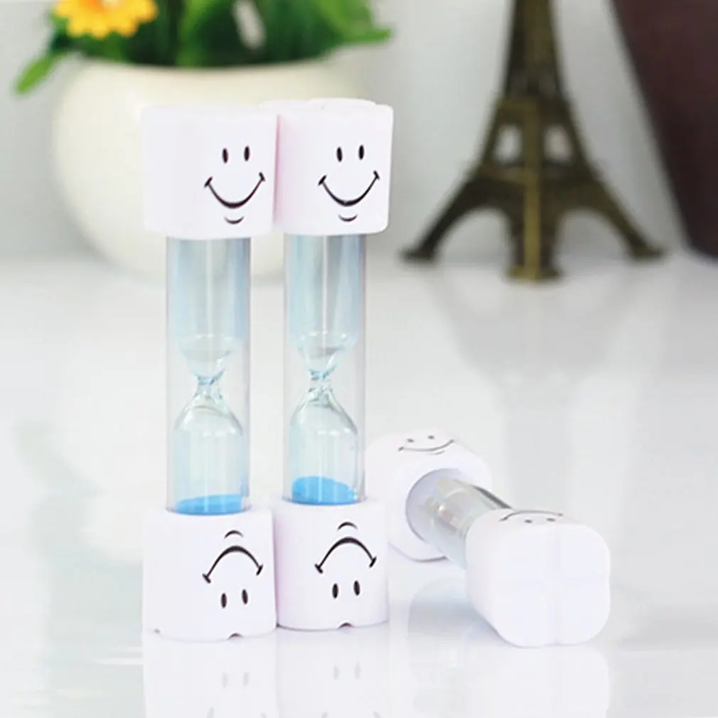 New arrival Smile Face Sand Clock Timer Children 3 Minute Teeth Toothbrush Brushing Timer Mini Timer Smiling Face Hourglass