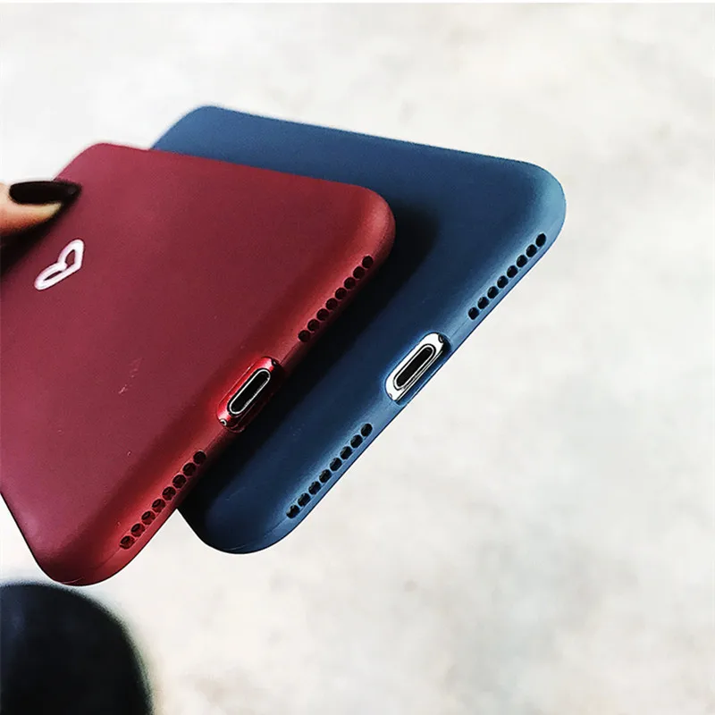 Для huawei P30 P10 Plus P20 Lite mate 10 20 Pro V10 6X 7X 8X V20 Honor 10 Lite Love Heart Матовый Мягкий ТПУ силиконовый чехол