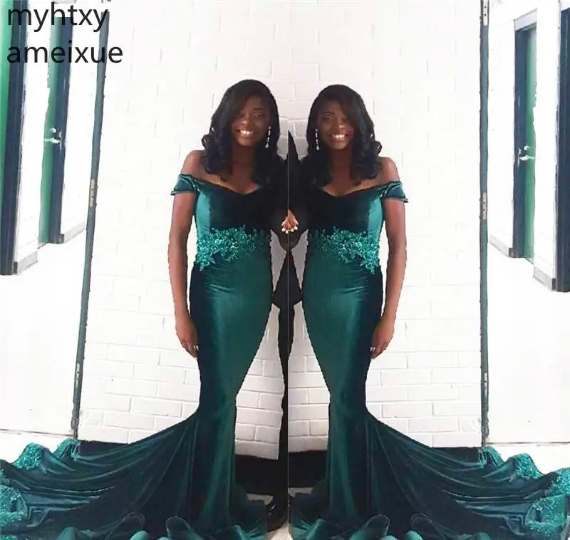 2021 New Hot African Black Girls Greed Sexy Prom Event Dress Mermaid Wear Evening Party Gown Plus Size Custom Made Elegant | Свадьбы и