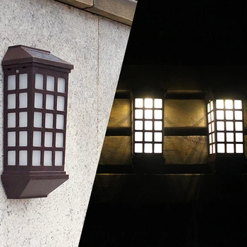 

2pcs Waterproof Solar Energy Powered LED Intelligent Porch Lights Durable Outdoor Garden Courtyard Stair Decorative Lamps