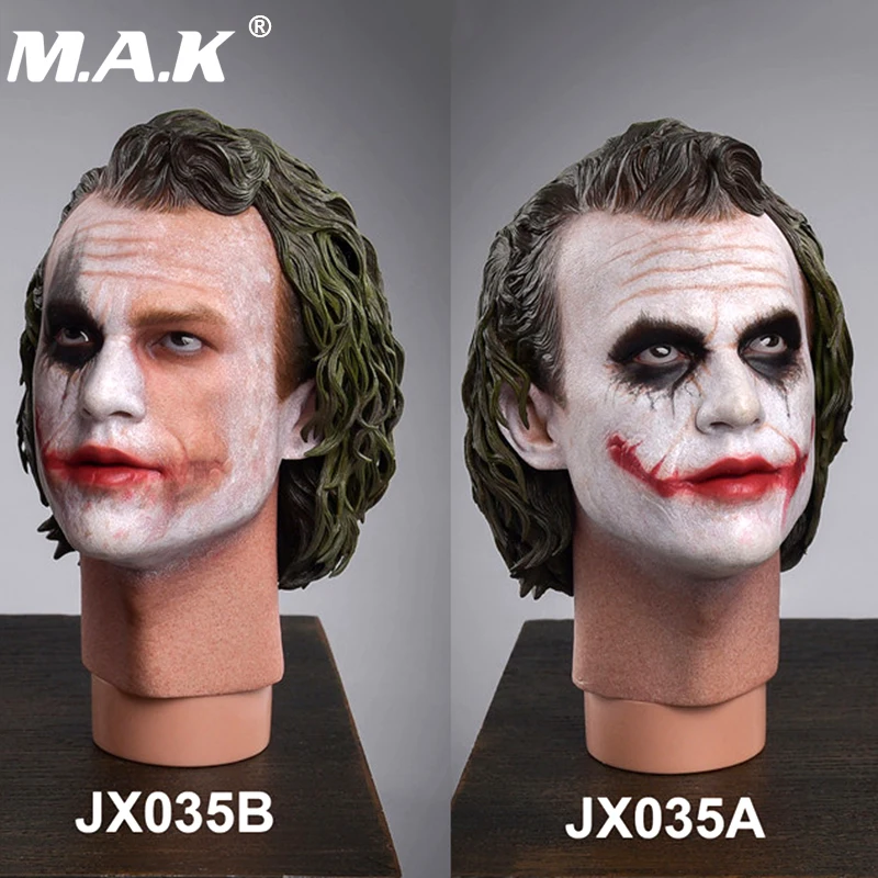 JXTOYS 035 Бэтмен Темный рыцарь 1:4 мужской головы лепить 1/4 Джокер модели ПВХ головка