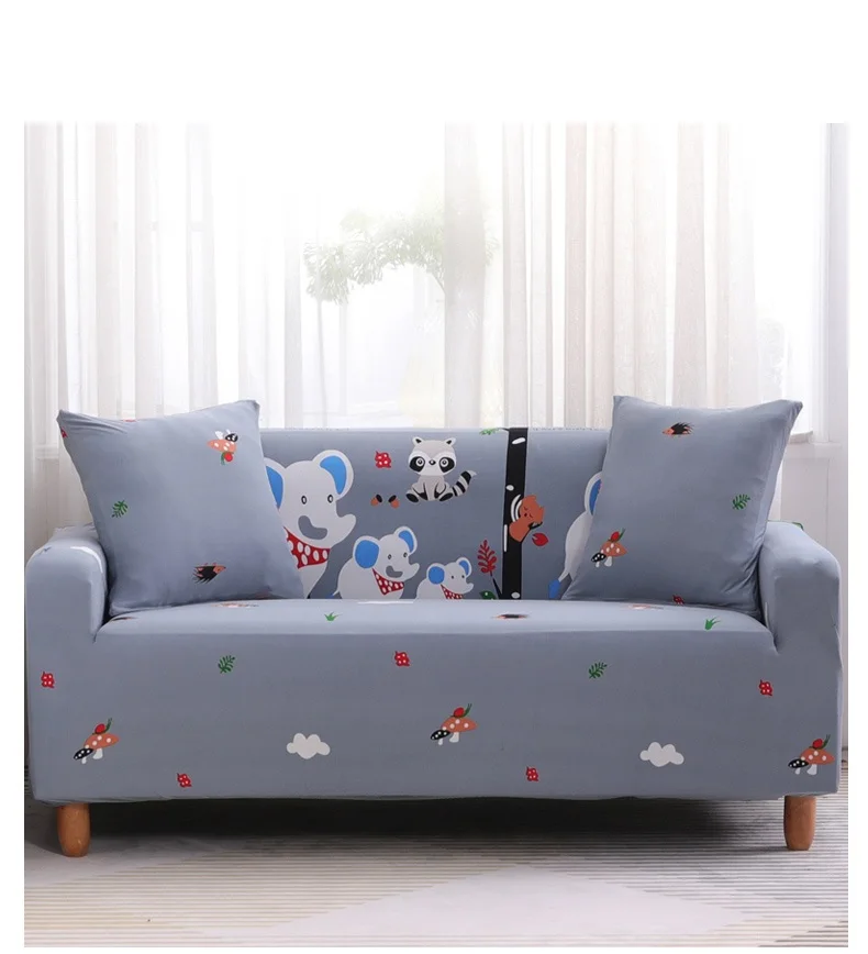 High Elasticity Polyester Modern Sofa Cover 1/2/3/4 Seater Sofa Slipcover For Living Room Furniture Protector