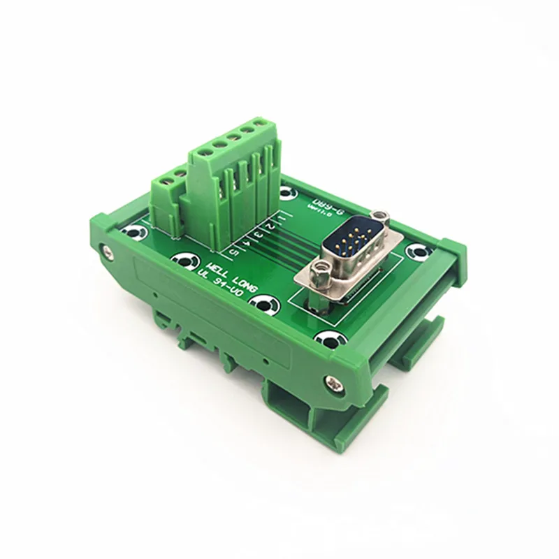 Dbdb9 DIN рейка монтажный интерфейсный модуль мужская верхняя переходная плата
