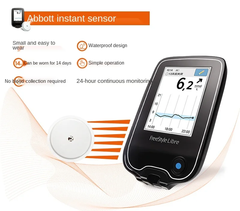 Instantaneous Scanning Blood Glucose Monitor Dynamic Non Invasive Blood Glucose Monitor Sensor Probe 2 Pieces Convenient Family Slimming Product Aliexpress