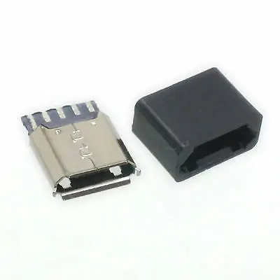 DHL/EMS 250 Комплектов Micro USB 5pin B Тип гнездо разъем пластиковая крышка-C1