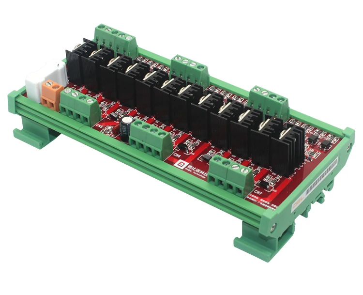 

12-channel PLC DC Output Amplifier Board Contactless Relay Transistor Output Board Optocoupler 12AG-DC