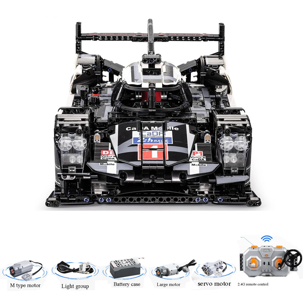 61016 Technic серия 1589 шт Супер гоночный автомобиль Sportscar пульт дистанционного управления Rc Электрические строительные блоки кирпичи игрушки для детей