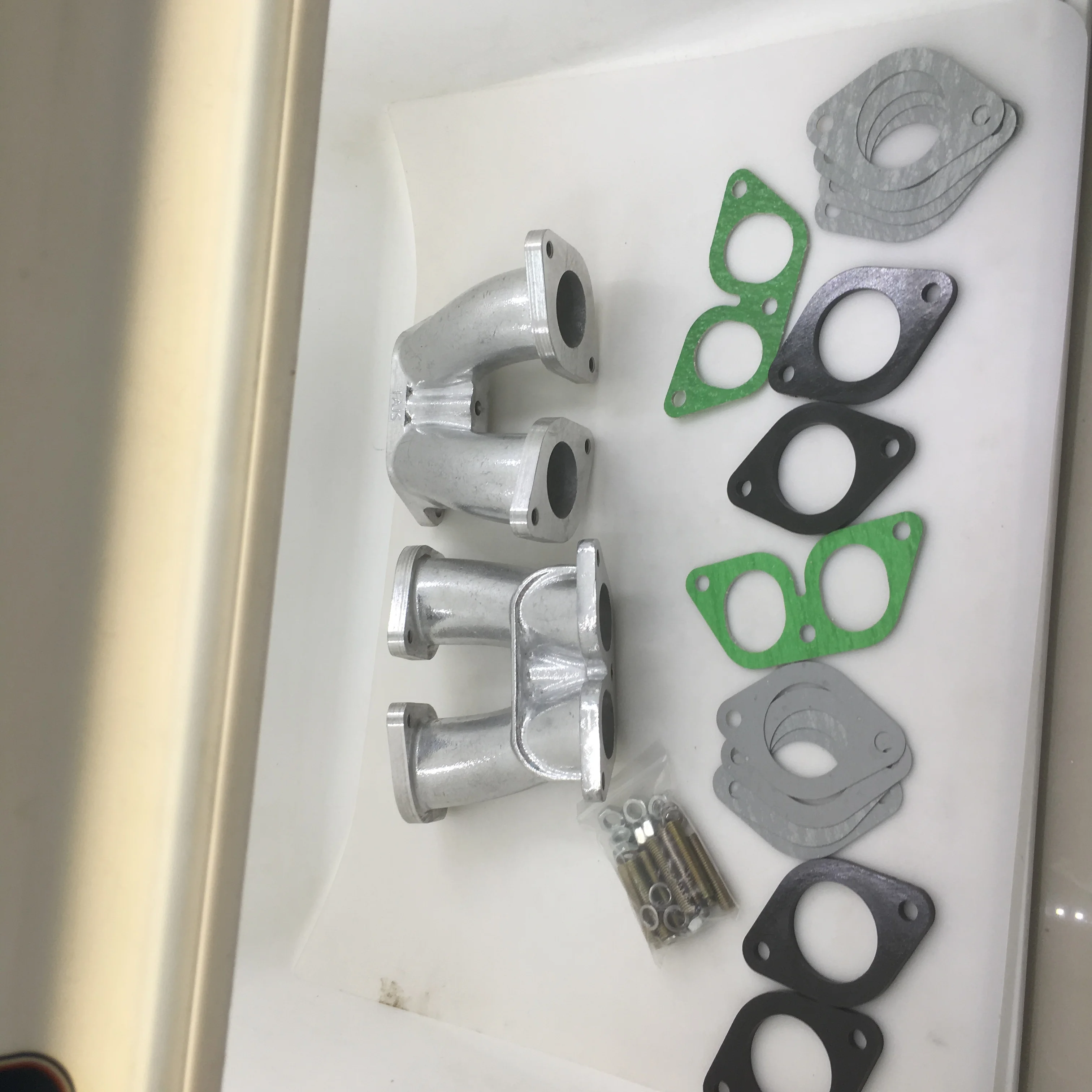 SherryBerg FAJS DUAL colector de admisión KIT para PORSCHE 356 912 WEBER las FDI DELLORTO DRLA empleados fajs | Автомобили и