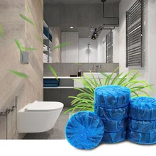 С голубыми пузырьками домашний автоматический туалет очистки промывки дух средства для чистки туалетов освежитель воздуха для бытовой Туалет дезодоратор для ванной комнаты