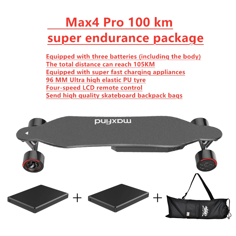 

36V100km-25km 4-speed remote control intelligent electric scooter,42KM/H Double drive geek scooter CE