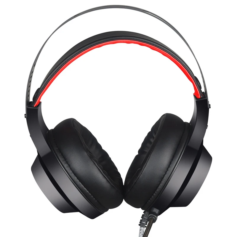  Gaming Headset with Virtual 7.1 Surround Sound Game Headphones With Dancing LED Notes for PC Comput