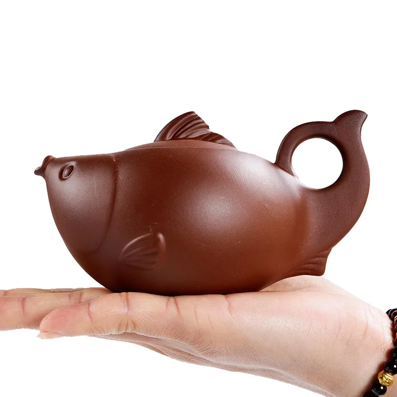 Teapot Purple Clay Teapots Yixing Creative Tea Pot Teaware Drinkware Kung Fu Set Home Decor Crafts Water Kettle Souvenir | Дом и сад