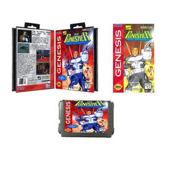 

The Punisher Sega Game Card with Manual Book and Retail Box for Mega Drive/Genesis Console Region Free!