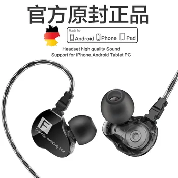 

Sport Phone MP3 Double Ring Headset ForQKZ/CK9 Voice HiFi Call Subwoofer Headset.