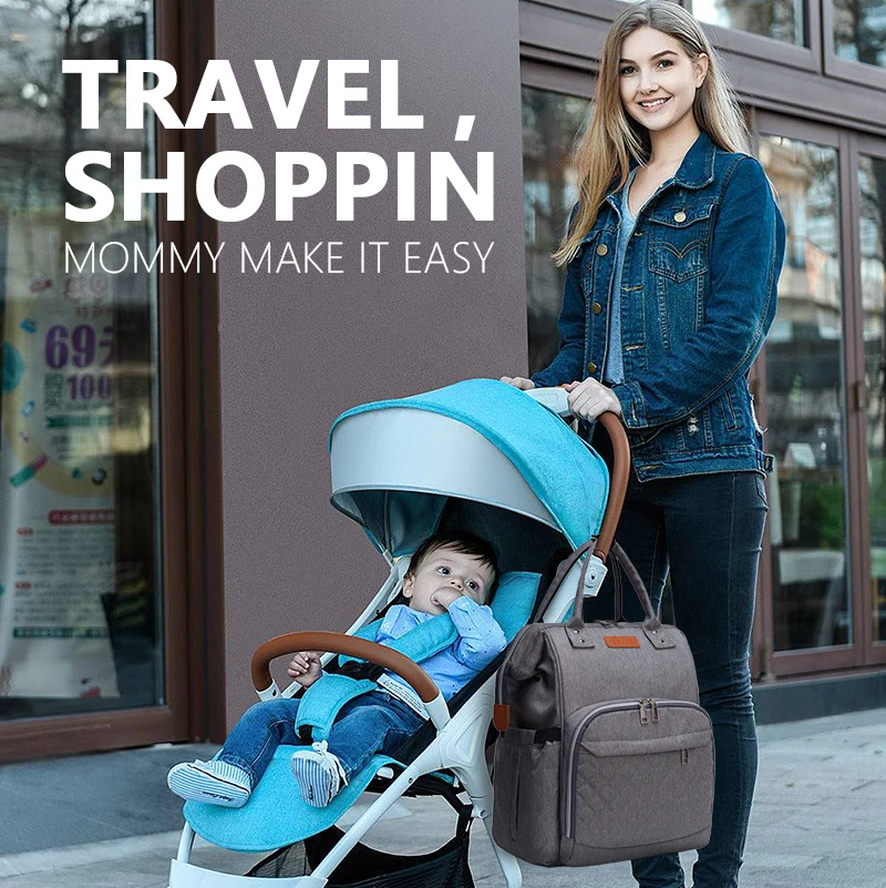 Maternity Bag Waterproof Diaper Bag Backpack for Mom Nappy Bags Large Capacity Baby Bag Travel Mummy bag Designer Nursing Bag