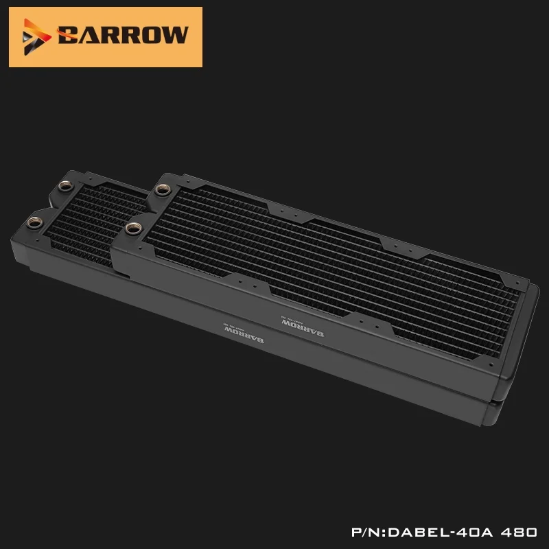 Barrow медный радиатор для водяного охлаждения Φ 360/480 толщина 40 мм 12 циркуляционных