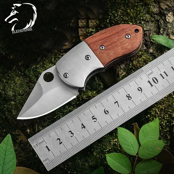 

2020 Wood Handle Mini Pocket Folding Knife CS Go Knives Hunting Military Knives Weapons Survival Outdoor Tool For Man Women
