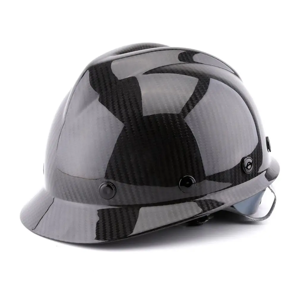 

Carbon Fiber Hard Hat Work Safety Helmet Lightweight High Strength Work Cap Construction Railway Metallurgy Working Head Protect
