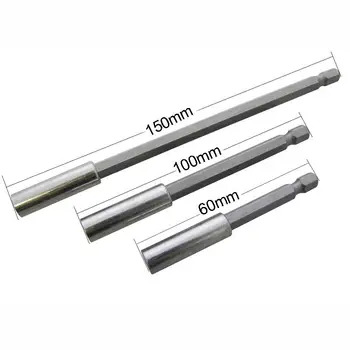 

3pcs Set 1/4 Hex Quick Magnetic Screwdriver Extension Bit Holder Magnetic design