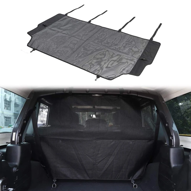 

Car Back Trunk Isolation Network Pets Fences Cover for Jeep Wrangler JL 2018 2019 Mesh Obstacle Accessories