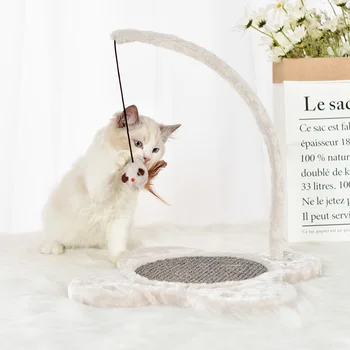 

Carpet Cat Scratch Board Pet Supplies Cat Toys Pet Supplies Rubbing Device Solid Wood Cat Furniture Cat Supplies Cat Toy Mouse