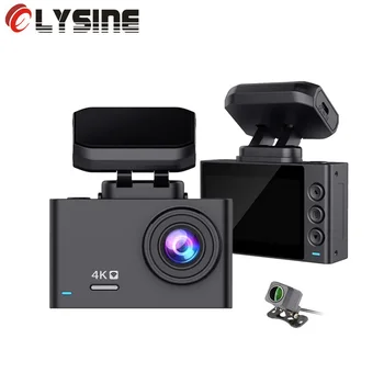 

GPS Wifi Dash Cam Car DVR 4K Gesture Sensing Taking Photos Video Registrar Drive Recorder NTK96670 Sony IMX335 Magnetic Bracket