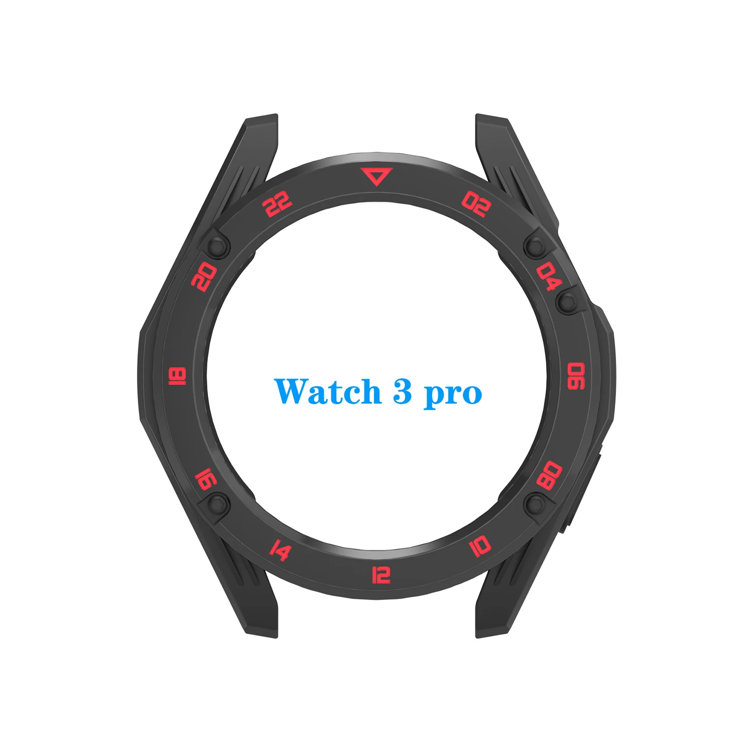 TPU Soft Frame Full Edge Protector Case Shell For Huawei Watch 3/3 Pro Smartwatch 3pro Sport Watch Band Protective Bumper Cover 