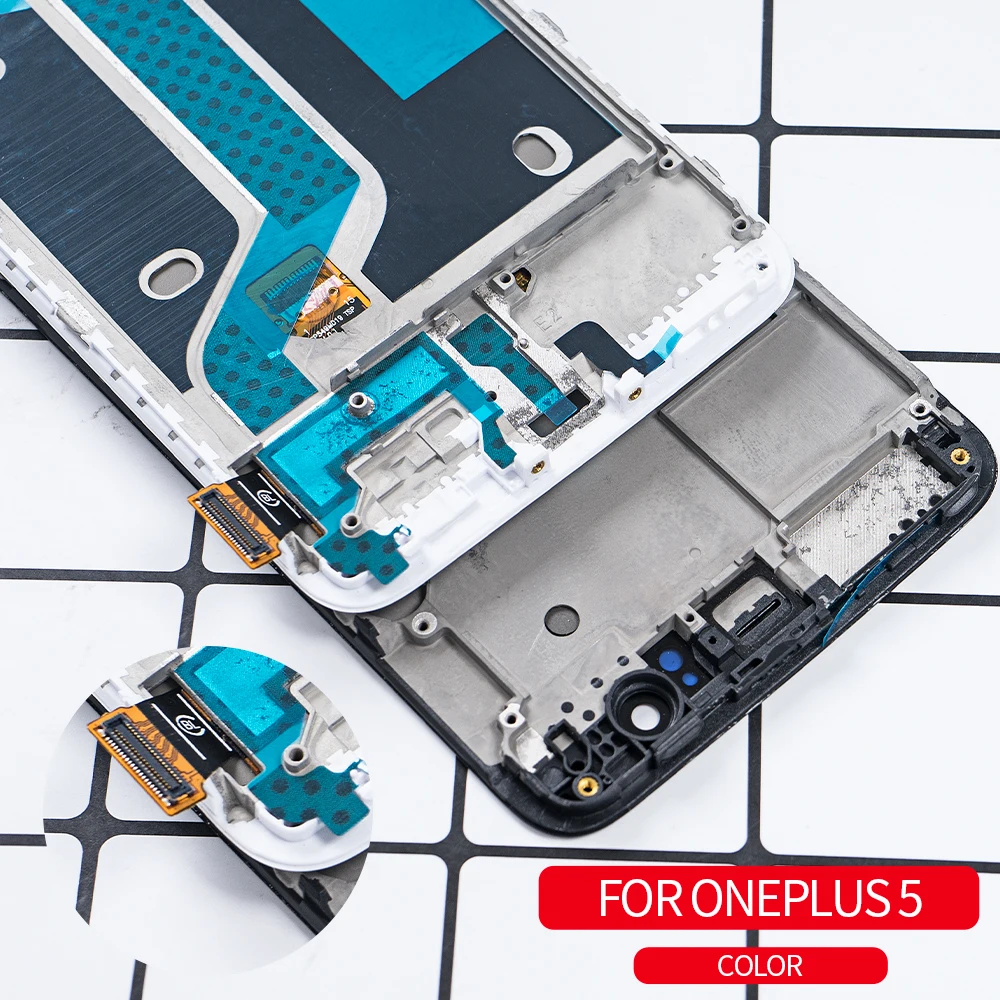 ЖК дисплей AMOLED 5 дюйма для Oneplus A5000 сменный сенсорный экран с рамкой OnePlus5 A5000|Экраны