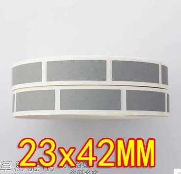 1000 шт/рулон 23x42 мм Diy царапина покрытие Скретч Карта наклейка покрытие пленка