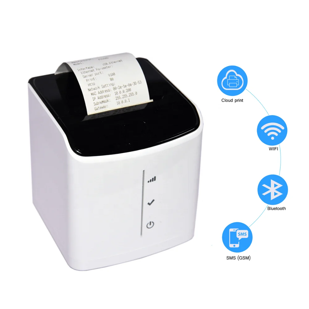 

Desktop 80mm/s 58mm Wireless USB Wifi POS Receipt Thermal Printer HCC-POS58D